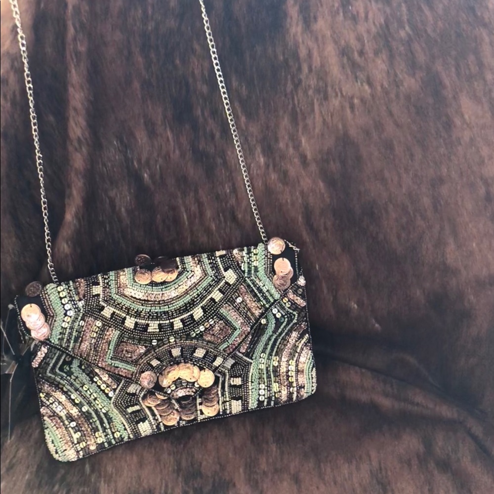 Embellished envelope purse
